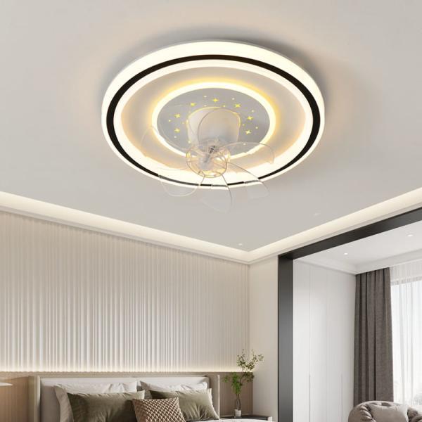 Buy cheap Modern Minimalist Ceiling Fan Light , Creative Lighting Ceiling Fans Remote Control from wholesalers