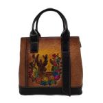 Retro Genuine Leather Fashion Shoulder Sling Bag Top Handle Bags For Women