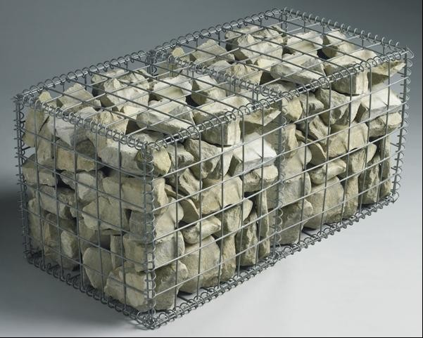 Durable Anti-Impact Welded Gabion Box , Gabion Rock Wall Cages For Slope Protection