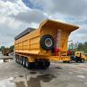 Buy cheap 16 Tire Number Durable Steel Capacity Grain Rear Dump Semi Trailer for AND9403ZH from wholesalers