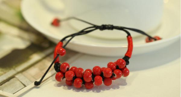 Buy cheap Multilayer ceramic jewelry bracelet braided bracelet braided bracelet retro woven bracelet from wholesalers