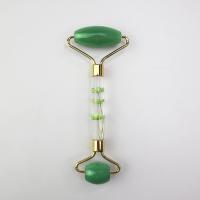 Buy cheap Noiseless Jade Roller Face Massager Green Aventurine Face Roller For Puffy Eyes product
