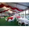 Buy cheap 500 People Aluminum Outdoor Event Tents for Sale and Parties with Decorations and Church Windows or Glass Sidewalls from wholesalers