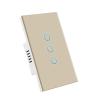 Buy cheap US Standard 118*74*35mm 10A 50Hz 60Hz IP20 Touch Switches For Home Lighting Glass Panel Sensor Buttons from wholesalers