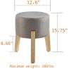 Buy cheap Mid Century Modern Ottoman Stool Modern Vintage Low Short Upholstered Makeup Vanity from wholesalers