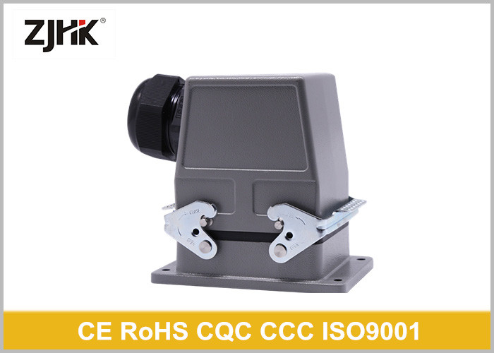 HEE 032 Pin Heavy Duty Rectangular Connector With Crimp Wire Terminal 16A 500V Automotive Connector For Robot Arms