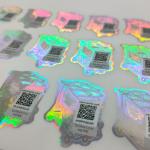 Buy cheap FDA Anti Counterfeit Label 80 Microns 3D Holographic Stickers PE Film from wholesalers