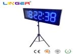 Buy cheap Electronic Led Clock Display For Race Sport In Blue Colour With Tripod from wholesalers
