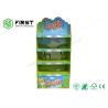 Buy cheap Customized Offest Printing Supermarket Retail Snack Cardboard Paper Floor Display Shelf Rack from wholesalers