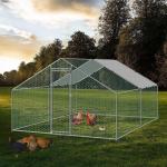 Outdoor Farm Electroplated 4mx3m Chicken Run Kennel