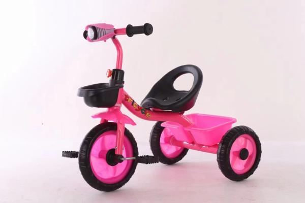Buy cheap Cute Pink Color Children Kids Tricycle Bike With Light On Handlebar from wholesalers