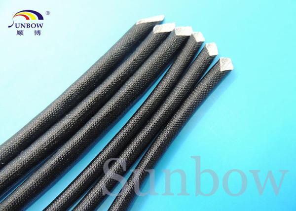 Buy cheap Flame Retardant Acrylic Coated Fiberglass Sleeving / Acrylic Insulation Tubing from wholesalers