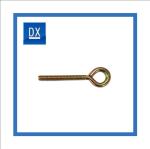 Yellow Zinc Plated Circle Head Weld Screws , 4.8 Grade Carbon Steel Welded Eye