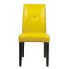 Buy cheap PU/leather upholstery beech wood wooden dining chairs with double line stitching,wooden fashion dining chairs high back from wholesalers