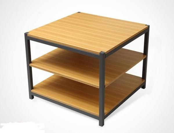 Buy cheap Disassembly Shop Wooden Retail Display Shelves With Melamine / Wood Steel Promotion Desk from wholesalers
