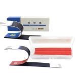 Straight / U Shape Dental Articulating Paper Solid Material Blue / Red Color