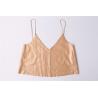 Buy cheap V Neck Short Sling Ladies Tank Top 100% Polyester Sexy Tank Tops For Women from wholesalers