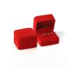 Buy cheap Wholesale Manufacturer Customised Luxury Jewelry Ring Box Personalized Custom logo Velvet Jewellery Engagement Ring Packaging Box from wholesalers