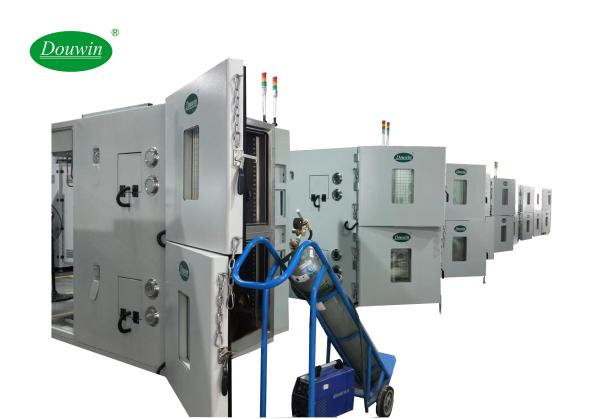 Buy cheap China Touch Screen Two Zones Constant Temperature Humidity Test Chamber from wholesalers