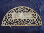 Half Moon Outside Door Mats / Antique Personalized Metal Door Mats