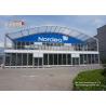 Buy cheap Dome Shape Blue Color Double Decker Tents With Glass Walls for Sporting Events Large Capacity from wholesalers