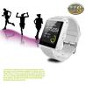 Buy cheap Women men HD Touch Screen Android Wrist Watch Healthy life 1.44 inch MTK6261 U8 Bluetooth Smart Watch from wholesalers