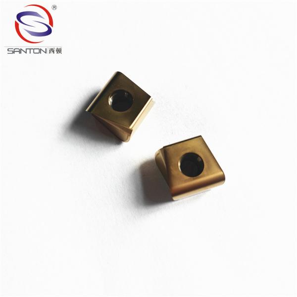 Buy cheap Higher Strength 91.5 HRA Chip Breaker Inserts OHSAS18001 Vibration Resistant from wholesalers