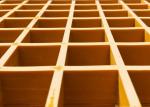 Yellow Green Fiberglass Solar Rooftop Walkway 1220*3660mm 1220*2440mm FRP Floor