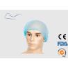 Buy cheap Single Elastic Non Woven Clip Cap Safety Protection Blue Color 10 / 12G from wholesalers