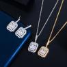 Buy cheap Wedding Bridal Jewelry Sets For Women Rhinestone Crystal Jewelry Set Bracelet Earrings Female Set Jewelry Accessories from wholesalers