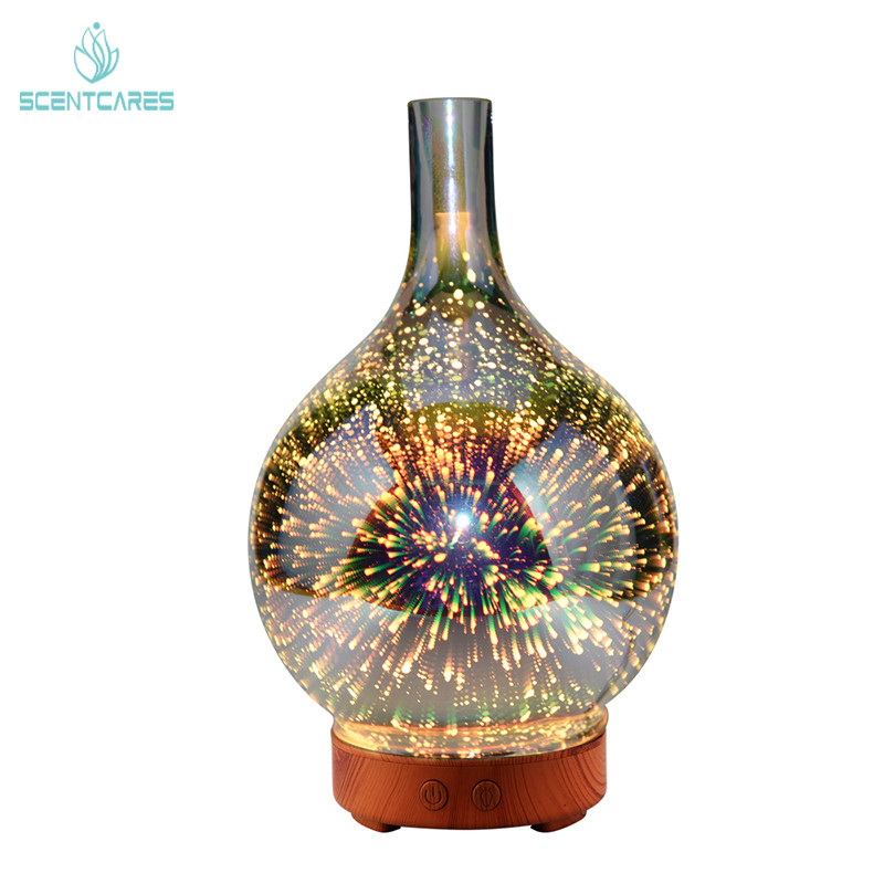 Poplar Art 3D Glass Ultrasonic Aromatherapy Diffuser