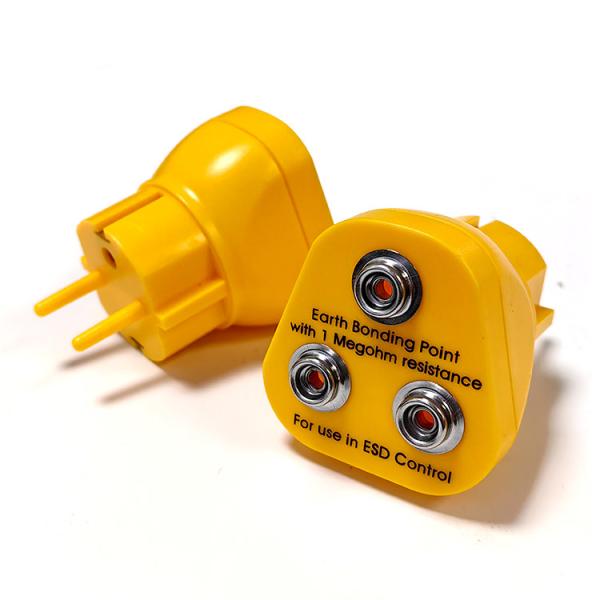 Buy cheap 1M Ohm Resistor Antistatic ESD Earth Bonding Plug Plastic from wholesalers