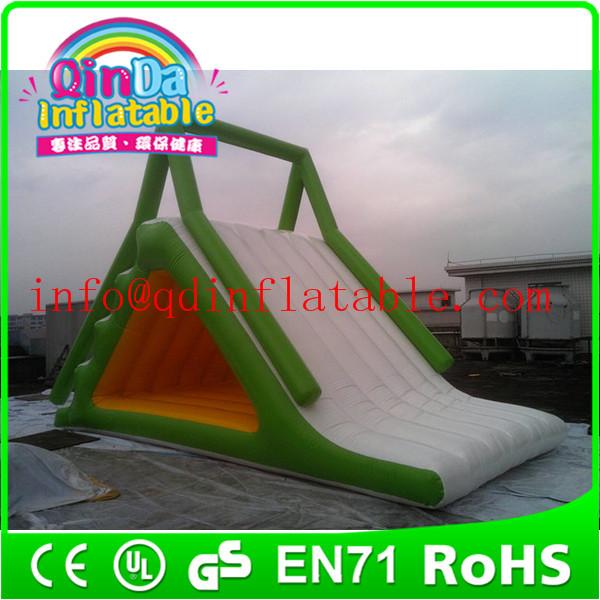 Buy cheap Giant QinDa inflatable water slide for sea lake pool inflatable water pool slide from wholesalers