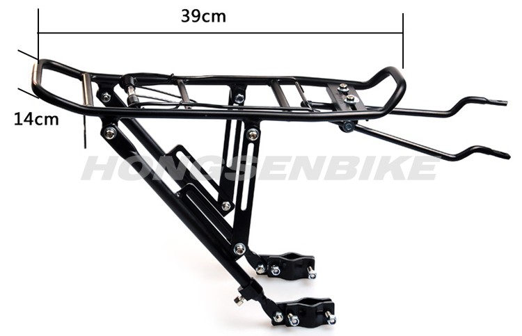 Universal bicycles adjustable rear shelves/storage for most bicycles