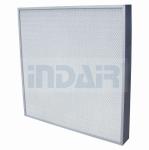 HV Fiberglass Industrial HEPA Filter Lightweight Hot Melt Sealant With FM