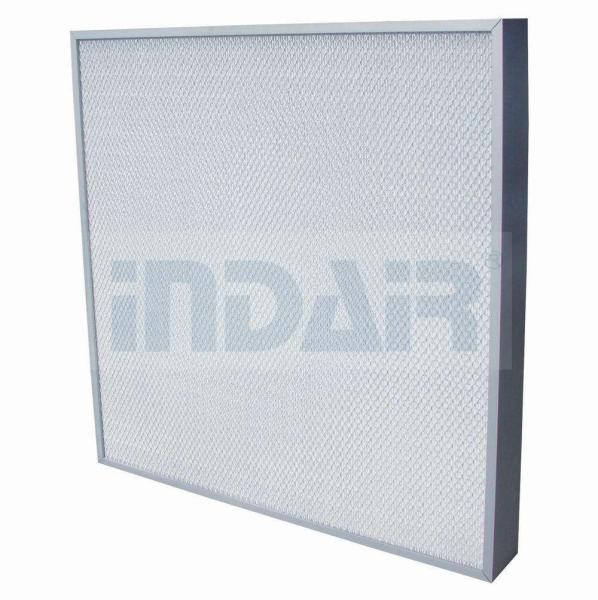 HV Fiberglass Industrial HEPA Filter Lightweight Hot Melt Sealant With FM