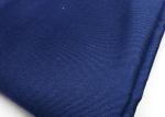 Cotton / Polyester Fireproof Cloth Material Black Textile Uv Resistant
