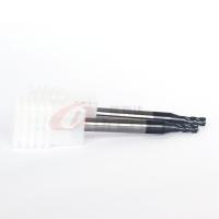 Buy cheap 1/16" 3/32" 2.5mm Flat Nose End Mill Carbide Cutter HRC50 4 Flutes product