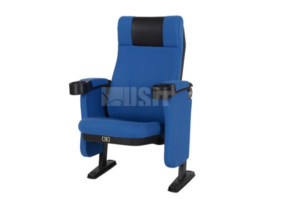 Buy cheap Custom Blue Color Commercial Theater Seating Embroidery Logo Easy Maintenance from wholesalers
