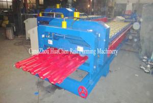 Wholesale Steel Roof Panel Glazed Tile Roll Forming Machine For Construction from china suppliers