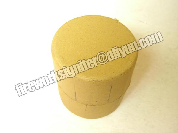 Buy cheap 4inch Cylinder Yellow Paper Fireworks Display Shells from wholesalers