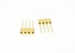 Gold Wire Bonding Surface Glass To Metal Seal Connectors 4 Pins Nail Head