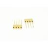 Buy cheap Gold Wire Bonding Surface Glass To Metal Seal Connectors 4 Pins Nail Head from wholesalers