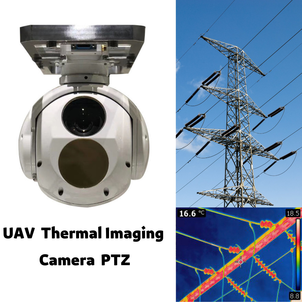 OEM Drone Thermal Imaging Camera Pod 30X Zoom Payload Monitoring UAV Tracking Camera HXTS01C-1