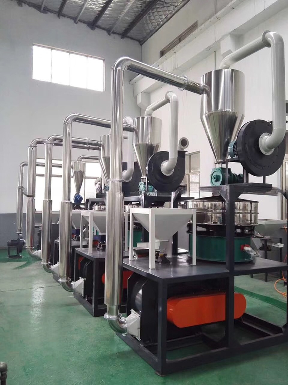 Customize 100 RPM PVC Pulverizer Machine Coarse Plastic Pulveriser Machine