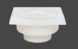 Buy cheap Straight ABS Floor Drain 100 X 100 X 50 Mm Abs Floor Trap White from wholesalers