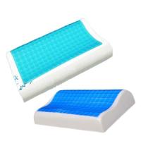 Buy cheap Contour Gel Memory Foam Pillow For Airplane / Bedding / Bath Washable Velour product