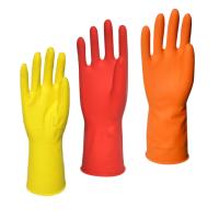 Buy cheap Dip Flocklined L 70g Household Cleaning Gloves Tear Resistance product