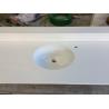 Buy cheap Kitchen Artificial Stone Countertops White Engineered Stone Countertop Easy To Clean from wholesalers