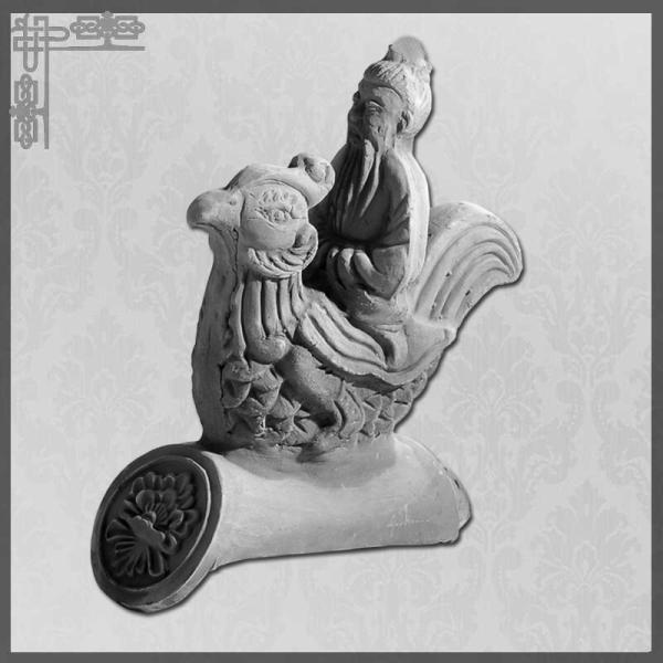 Buy cheap Clay Roof Ridge Ornament In The Shape Legendary Animal Chinese Traditional from wholesalers